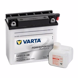 Varta 506 011 004 MC batteri 12 volt 6Ah (+pol til høyre)